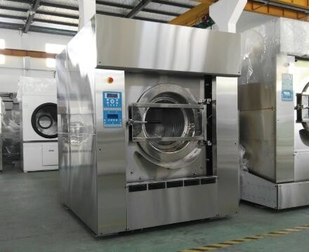 Full Automatic Hotel Washing Machine 150kg Extractor High Performance Water Efficient