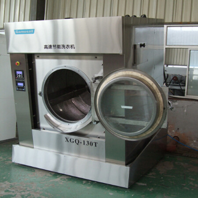 Front Loading Full Automatic Laundry Equipment 100kg 130kg Big Size For Laundry Plant