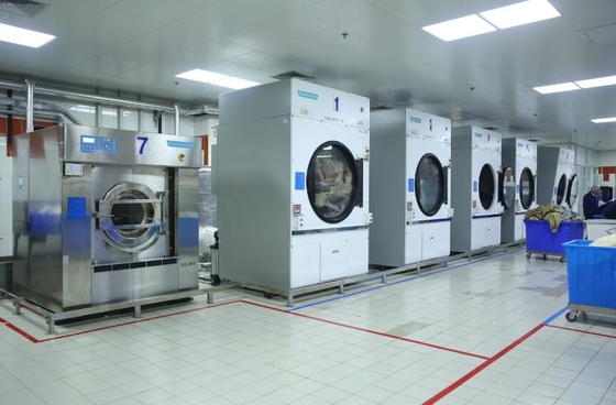 Europe Standard Commercial Grade Washer And Dryer , Front Loading Industrial Laundry Machine