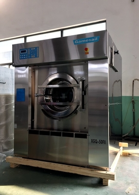 Energy Saving  Single Door Hospital Laundry Equipment Big Size Stainless Steel SS304