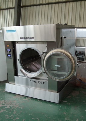 Hotel / Factory Heavy Duty Industrial Washer Extractor  Hot Water Heating Stainless Steel 304