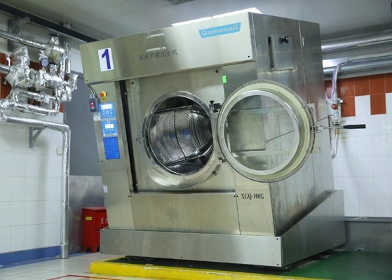 Computer Control Industrial Washing Machine And Dryer , Professional Laundry Equipment