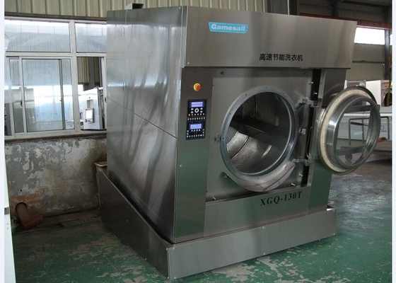 High Spin Commercial Laundry Equipment Automatic Rotary For Barrier Washing
