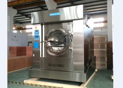 Front Loading Full Automatic Laundry Equipment 100kg 130kg Big Size For Laundry Plant