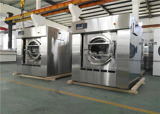 Front Loading 100kg 130kg Laundry Washing Machine Industrial Washer Extractors