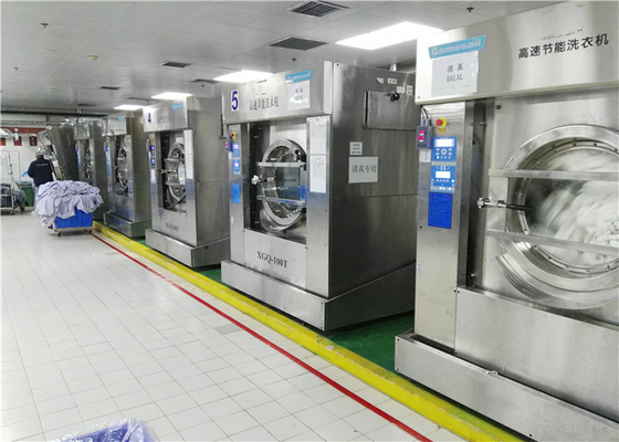 High Performance Custom Logos Full Automatic Laundry Washing Machine For Hotel Hospital