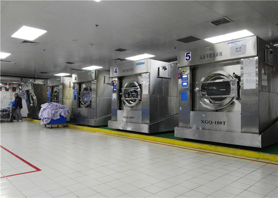 High Performance Custom Logos Full Automatic Laundry Washing Machine For Hotel Hospital