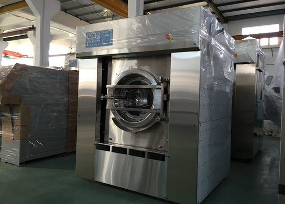 Large Capacity Hospital Laundry Equipment Water Saving Long Lifetime Stainless Steel 304
