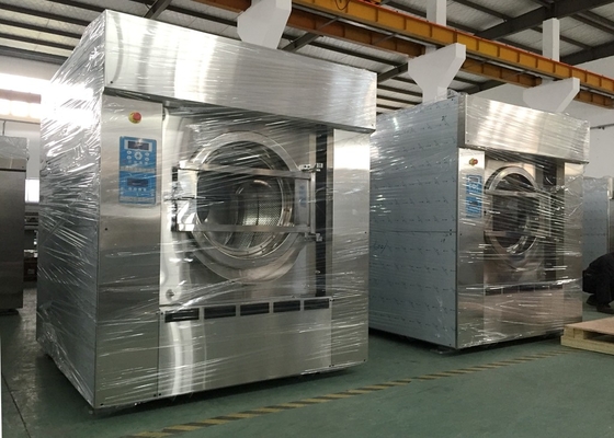 Energy Saving  Single Door Hospital Laundry Equipment Big Size Stainless Steel SS304