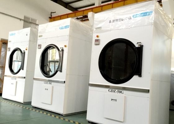 Steam Heating Laundromat Washer And Dryer , Commercial Clothes Dryer Stainless Steel