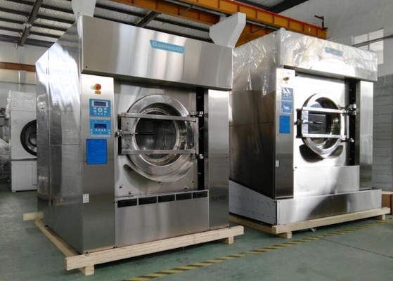 Full Automatic Heavy Duty Industrial Washer Machine 15 - 150kg  Stainless Steel