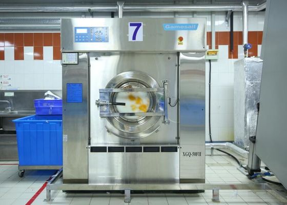 Big Size Industrial Laundry Machine , Water Saving Commercial Laundry Equipment