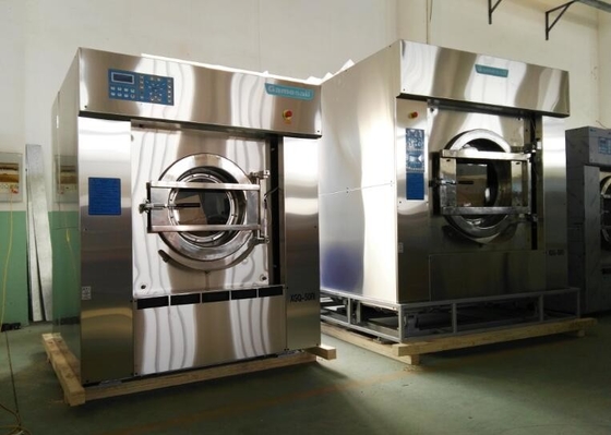 Energy Saving Commercial Laundromat Equipment , Industrial Washing Machine Mounted